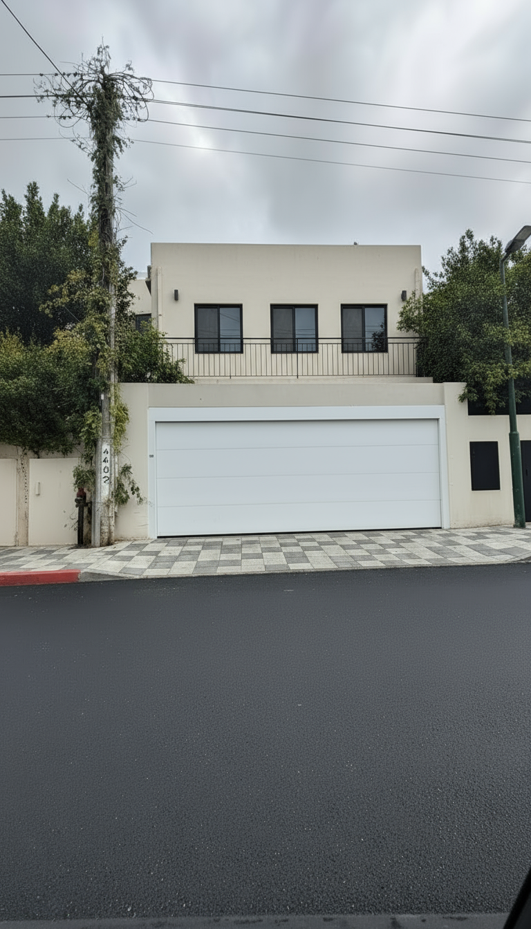 התקנת מנוע חדש לשער חניה